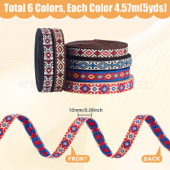 Вышивка полиэфирными лентами в этническом стиле&nbsp;OCOR-GA0002-38