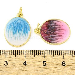 Латунь эмаль подвески&nbsp;KK-S401-09G