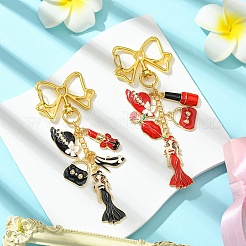 Женская сумка шляпа обувь сплав эмаль подвеска украшение&nbsp;HJEW-YW00080-01