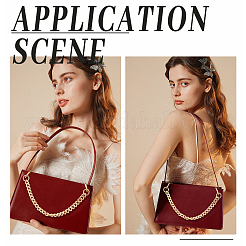 Ремешок для сумки из сплава с цепочкой&nbsp;FIND-WH0069-85LG