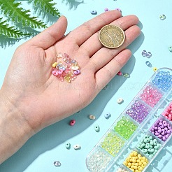 Непрозрачные и прозрачные акриловые бусины&nbsp;MACR-YW0003-16