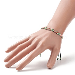 Плетеные браслеты ручной работы из японского бисера&nbsp;BJEW-MZ00020-01