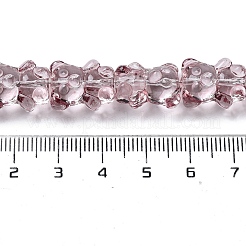 Стеклянные бусины с гальваническим покрытием &nbsp;EGLA-P063-PL04