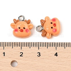 Подвески из непрозрачной смолы на рождественскую тематику&nbsp;RESI-S08-02P