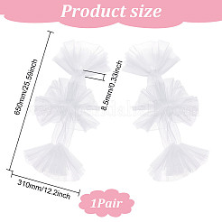 Свадебные сетчатые рукава&nbsp;FIND-WH0126-194