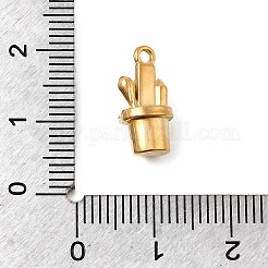 Подвеска из нержавеющей стали 304 со стразами&nbsp;STAS-B167-05G