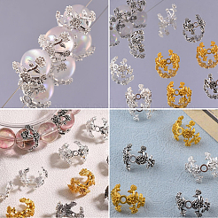 60 шт. двухцветные колпачки из сплава&nbsp;FIND-SC0017-70