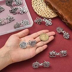 10 шт. 10 стиля сплава свитер шаль клипсы броши&nbsp;AJEW-CJ0001-66