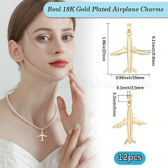 12шт латунные подвески&nbsp;KK-BBC0020-17