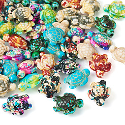 45шт 9 цвета синтетические бирюзовые бусины&nbsp;G-TA0001-78