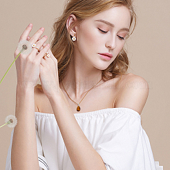 Подвески в форме слезы с тигровым глазом&nbsp;G-HY0001-12