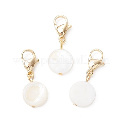 Подвеска из натуральной пресноводной ракушки&nbsp;HJEW-JM03450