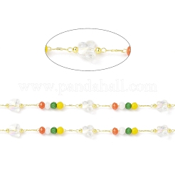 Цепочка из экологически чистого латунного троса ручной работы&nbsp;CHC-E023-23G