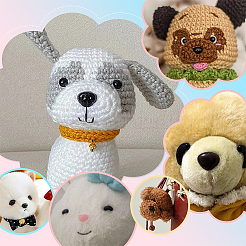 Наборы для самостоятельного изготовления кукольных глаз и носа&nbsp;DIY-WH0888-851B