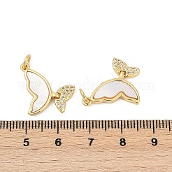 Латунные микро проложить кубического циркония подвески&nbsp;KK-U058-08G-02