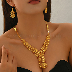 Элегантные комплекты из полого веера и серег в ближневосточном стиле для женщин&nbsp;QJ5284