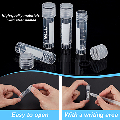 50шт пластиковые пробирки&nbsp;AJEW-GA0008-47