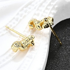 Латунь серьги&nbsp;EJEW-H157-01G-01