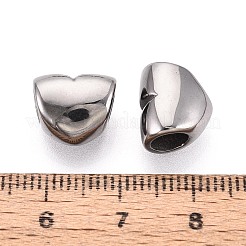 Бусины европейского стиля с крупными отверстиями из нержавеющей стали 304&nbsp;STAS-T072-141P