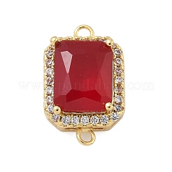 Стойка покрытие латунь микропаве прозрачный кубический цирконий прямоугольный соединитель подвески&nbsp;KK-A234-028