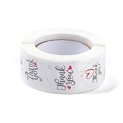 Бумажные благодарственные подарочные наклейки в рулонах&nbsp;STIC-E001-04