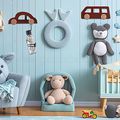 3 шт. 3 стиля плотности настенный крючок для одежды из дерева&nbsp;AJEW-NB0008-12