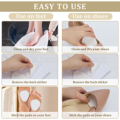 Накладка на переднюю часть стопы из утолщенного войлока&nbsp;AJEW-WH0818-010B