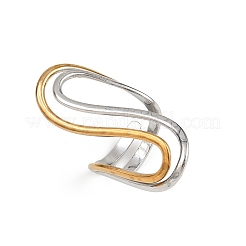 Кольца-манжеты из нержавеющей стали 304&nbsp;RJEW-D331-01A-PG