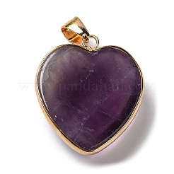 Подвески из натурального аметиста &nbsp;G-K335-04G-17