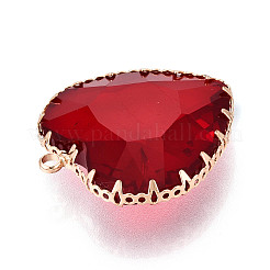 Прозрачные стеклянные подвески&nbsp;KK-N283-01F-G