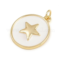 Латунь эмаль подвески&nbsp;KK-C114-23G-02