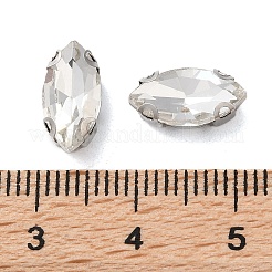 Конский глаз пришить стразами&nbsp;RGLA-L028-08G-01