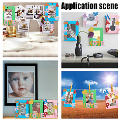 32 шт. прямоугольная рамка из шерстяного фетра для новорожденных&nbsp;DIY-CA0004-52