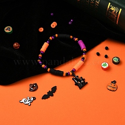 850шт геометрические стеклянные бусины и бусины из полимерной глины&nbsp;DIY-YW0002-75