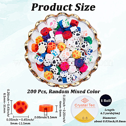 Наборы для самостоятельного изготовления растягивающихся браслетов&nbsp;DIY-PA0001-07