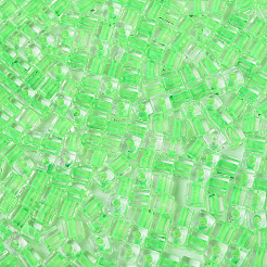 Прозрачные внутри цветные стеклянные бусины&nbsp;SEED-T007-11I