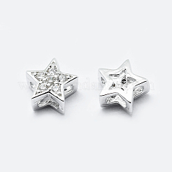 Латунные микро проложить кубического циркония подвески&nbsp;X1-ZIRC-G130-09P-NR