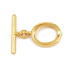 Овальные латунные застежки-тоглы&nbsp;KK-G548-35