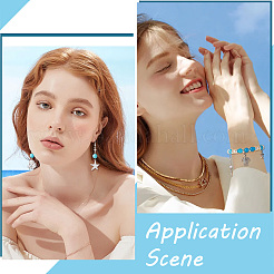 24 шт. 12 подвески из нержавеющей стали 304 в морском стиле&nbsp;STAS-SC0010-05