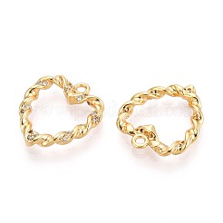 Латунные микро проложить кубического циркония подвески&nbsp;KK-N263-90G