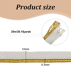 Полиэфирный шнур для комплекта одеяла с отделкой подушки&nbsp;OCOR-WH0091-73A
