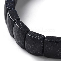 Синтетические браслеты простирания голубого голдстоуновские&nbsp;BJEW-F406-B24