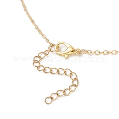 Латунный медальон-подвеска с подвеской в виде сумки&nbsp;NJEW-JN05838