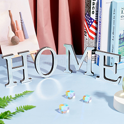 Акриловые зеркальные наклейки на стену&nbsp;DIY-CN0001-07