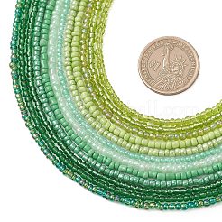 Женские колье-чокеры из стеклянного бисера с градиентным цветом&nbsp;NJEW-JN05875