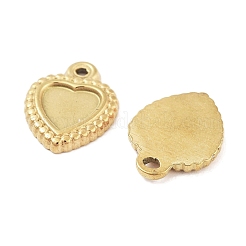 Оправы для подвесок из нержавеющей стали 304 в виде кабошонов&nbsp;LS-STAS-P364-08G