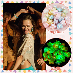 4 стиль УФ-покрытие акриловые бусины&nbsp;MACR-PH0001-84