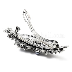 Цветочные сплав горный хрусталь заколки&nbsp;LS-PHAR-S604-01AS-03