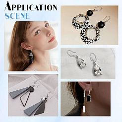 30 шт. крючки для сережек из нержавеющей стали 304&nbsp;STAS-DC0009-09