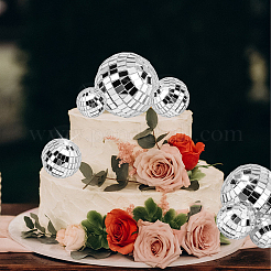 11 шт. 5 стиля украшения для торта в виде диско-шара из пластика и стекла&nbsp;FEPA-CP0001-01